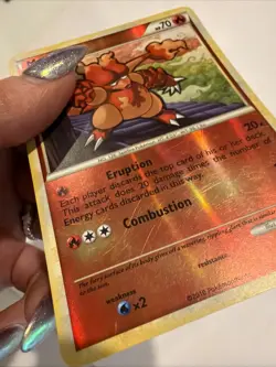 Magmar 2010 POKEMON HEARTGOLD & SOULSILVER TRIUMPHANT REVERSE HOLO 42/102 - Image 5