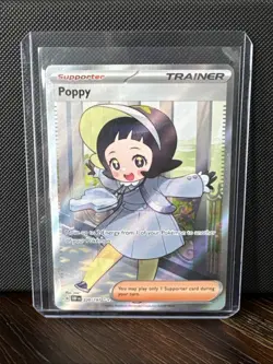 Pokemon TCG Poppy 220/197 Special Illustration Rare Obsidian Flames - Image 1