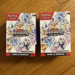2x Pokemon Prismatic Evolutions Booster Bundle Brand New Factory Sealed SHIP NOW - Image 1