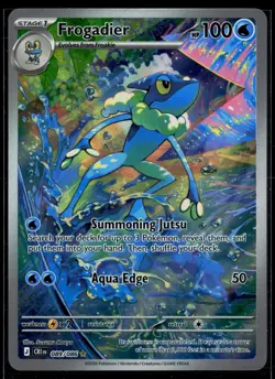Frogadier 089/086 Chaos Rising Illustration Rare Holo Pokemon - Image 1