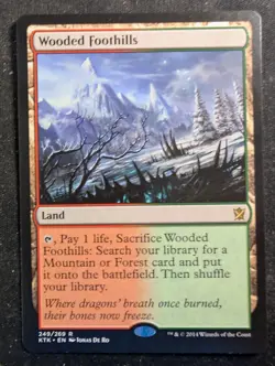 Wooded Foothills - Khans of Tarkir (MTG) - Image 1