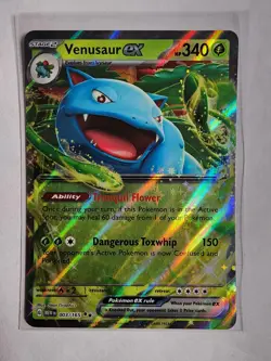2023 Pokemon - Venusaur ex 003/165 Sv: Scarlet & Violet 151 Holo - Image 1