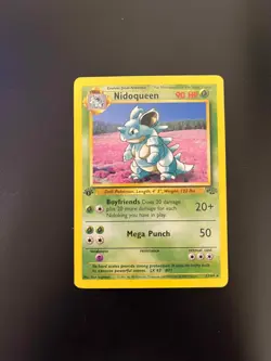Nidoqueen 1st edition Jungle 23/64 Pokemon Card Rare LP - Image 1