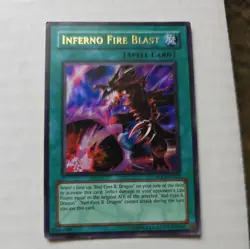 YUGIOH INFERNO FIRE BLAST SOD-EN042 ULTRA UNLIMITED ED NM/VLP - Image 1
