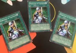 3x Cards Nobleman of Crossout SBC1 ENF15 Speed Duel 1st Editions Yu Gi Oh! - Image 1