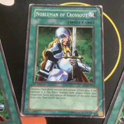 3x Cards Nobleman of Crossout SBC1 ENF15 Speed Duel 1st Editions Yu Gi Oh! - Image 2
