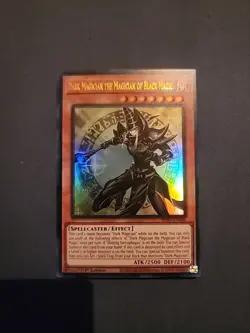 YuGiOh - Dark Magician the Magician of Black Magic INFO-EN006 1st Ed Ultra NM - Image 1