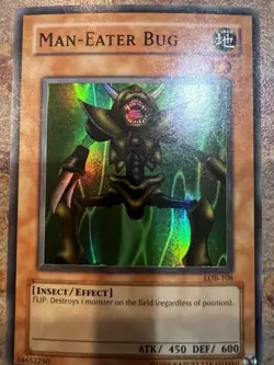 Man-Eater Bug LOB-108 The Legend of Blue Eyes White Dragon Unlimited LP - Image 2
