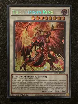 The Crimson King - YuGiOh! BLZD-EN036 Secret Rare 1st Ed NM - Image 1
