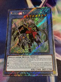Yu-Gi-Oh! TCG Nekroz of Valkyrus RA03-EN263 Platinum Secret Rare NM/M - Image 1