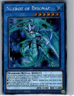 Nekroz of Brionac (Platinum Secret Rare) RA03-EN260 - Yu Gi Oh Card - NM - Image 1