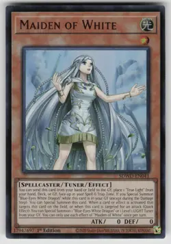 Maiden of White SDWD-EN041 Ultra Rare Yu-Gi-Oh Unlimited NM - Image 1