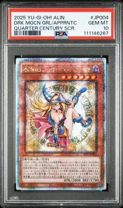 PSA 10 Yu-Gi-Oh! Dark Magician Girl the Magician's Apprentice ALIN-JP004 QCSR - Image 1