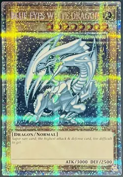 Yugioh Blue-Eyes White Dragon AC02-JP000 Prismatic Secret Rare 2022 【NM】 - Image 1