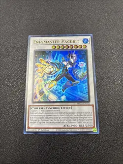 Enigmaster Packbit MP25-EN162 Ultra Rare 2025 Mega-Pack Yu-Gi-Oh Near Mint A6 - Image 1