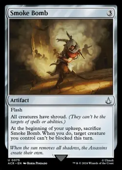 1x - Smoke Bomb - #75 - Assassin's Creed - CUC NM MTG - Image 1