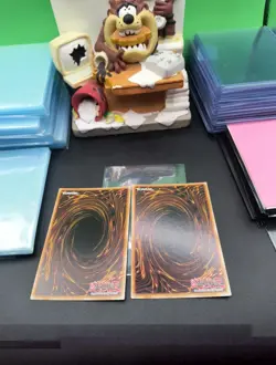 2X MYTHICAL BEAST JACKAL KING-YUGIOH-1ST EDITION SUPER RARE INCH-EN048 - Image 2