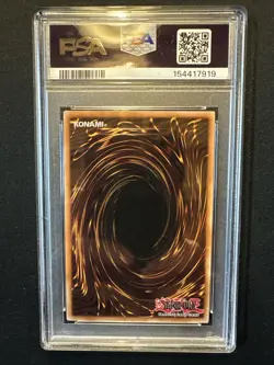Yugioh! JUMP-EN068 Blue-Eyes White Dragon PSA 8 - Image 2