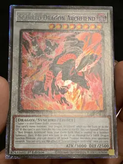 Yugioh Scarred Dragon Archfiend RA05-EN044 Starlight Rare 1st Ed NM w/Tracking - Image 4