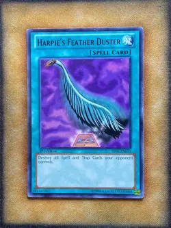 Yugioh Harpie's Feather Duster BP01-EN035 Rare 1st Ed LP - Image 1