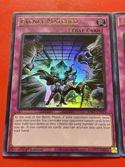 3x Evenly Matched | RA01-EN074 | NM | Ultra Rare | 1st Edition | YuGiOh! - Image 3