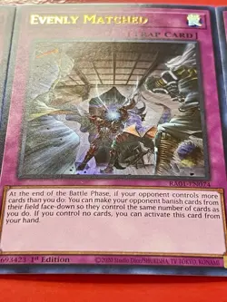 3x Evenly Matched | RA01-EN074 | NM | Ultra Rare | 1st Edition | YuGiOh! - Image 4