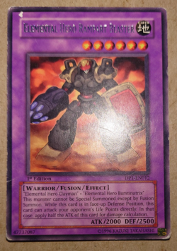 Elemental Hero Rampart Blaster DP1-EN012 Rare 1st Edition Yugioh - Image 1