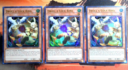 YuGiOh 3x Droll & Lock Bird (Alternate Art) RA02-EN006 1st Edition NM UR Playset - Image 1