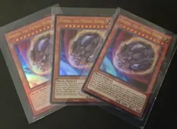 3x Nibiru, the Primal Being CH01-EN017 Ultra Rare 1st Ed NM Yugioh Playset - Image 1