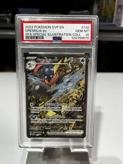 PSA 10 Greninja PROMO #132 Shrouded Fable Special Illustration Collection Promo - Image 1
