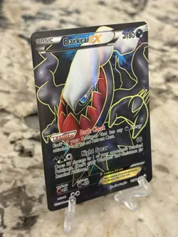 2012 Pokemon Darkrai EX Full Art #107/108 Dark Explorers Holo Ultra Rare - Image 2