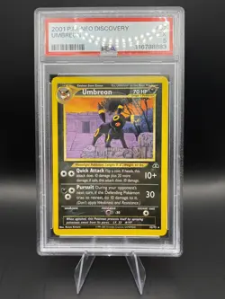 2001 Pokemon Neo Discovery Umbreon 32/75 Non-Holo Vintage Classic PSA 5 EX - Image 1