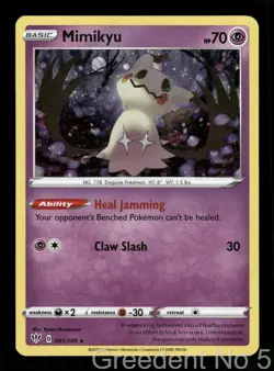 Mimikyu 081/189 Holo Promo Miscellaneous Cards & Products Pokemon Lightly Played - Image 1