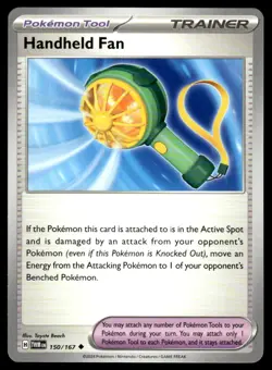 Handheld Fan 150/167 Uncommon Twilight Masquerade Pokemon Near Mint - Image 1