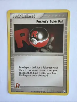Rocket’s Poke Ball 89/109 NM/LP Trainer Team Rocket Return Uncommon Pokemon - Image 1