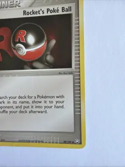 Rocket’s Poke Ball 89/109 NM/LP Trainer Team Rocket Return Uncommon Pokemon - Image 4