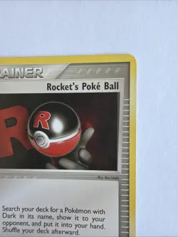 Rocket’s Poke Ball 89/109 NM/LP Trainer Team Rocket Return Uncommon Pokemon - Image 5