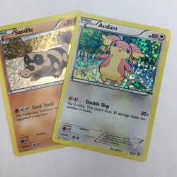 2 x Pokemon TCG Audino Sandile McDonalds Promos 12/12 8/12 Lot Bundle - Image 2