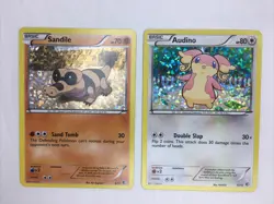 2 x Pokemon TCG Audino Sandile McDonalds Promos 12/12 8/12 Lot Bundle - Image 3