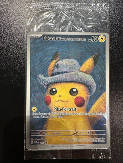 2023 Pokemon Black Star Promos Pikachu #085 Van Gogh factory sealed！ - Image 1