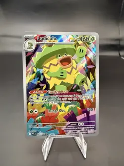 Ludicolo 095/094 Me02: Phantasmal Flames Holo Full Art IR Pokemon TCG - NM - Image 1