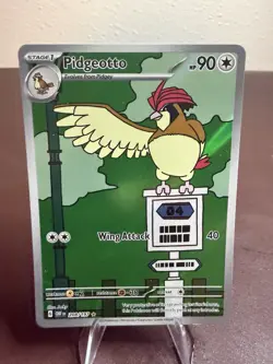 Pidgeotto 208/197 Illustration Rare Obsidian Flames Pokemon Holo Near Mint - Image 1
