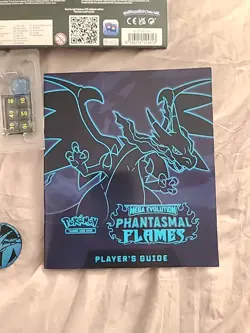 Pokemon Phantasmal Flames ETB Sleeves, Guide, Coin, Dice, Box, Promo - NO PACKS - Image 4