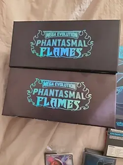 Pokemon Phantasmal Flames ETB Sleeves, Guide, Coin, Dice, Box, Promo - NO PACKS - Image 5