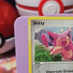 Pokemon TCG Skitty 64/92 Legend Maker STAMPED Reverse Holo Rare LP - Image 3