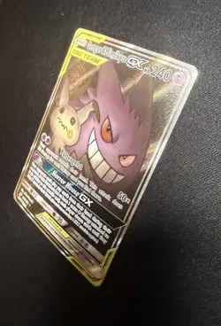Gengar & Mimikyu GX #165 Alternate Art SM-Team Up Holo Pokemon TCG 2019 - Image 3