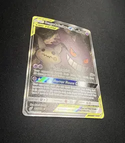 Gengar & Mimikyu GX #165 Alternate Art SM-Team Up Holo Pokemon TCG 2019 - Image 4