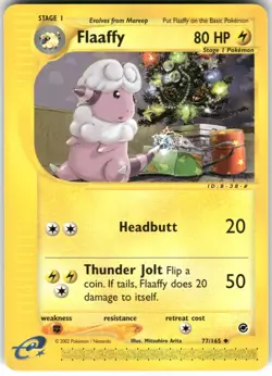 Flaaffy 77/165 Uncommon Expedition Base Set Pokemon Near Mint - Image 1