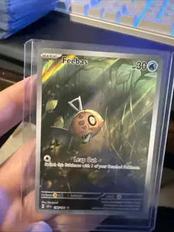 Feebas 198/191 Sv08: Surging Sparks Illustration Rare Pokemon TCG NM - Image 2