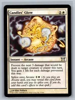 Magic MTG Champions of Kamigawa Candles' Glow #5/306 TCG CCG - Image 1